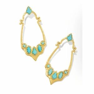 New Yellow Rose by Kendra Scott x Yellowstone Gold and Turquoise Montana Earring
